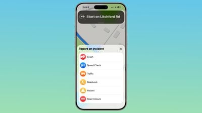 ios 26 maps report incident