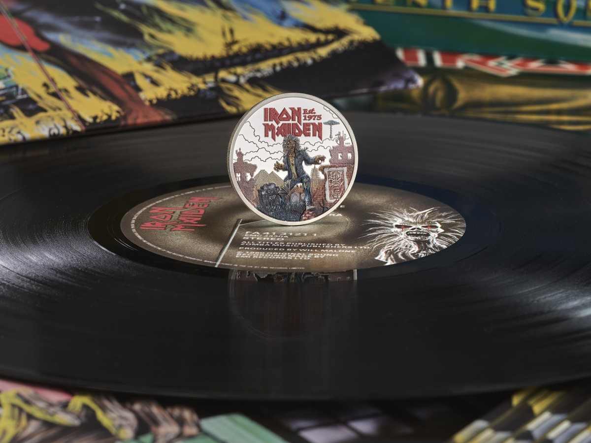 Eddie rocks the Royal Mint: Iron Maiden celebrate 50th anniversary with heavy metal coin collectable