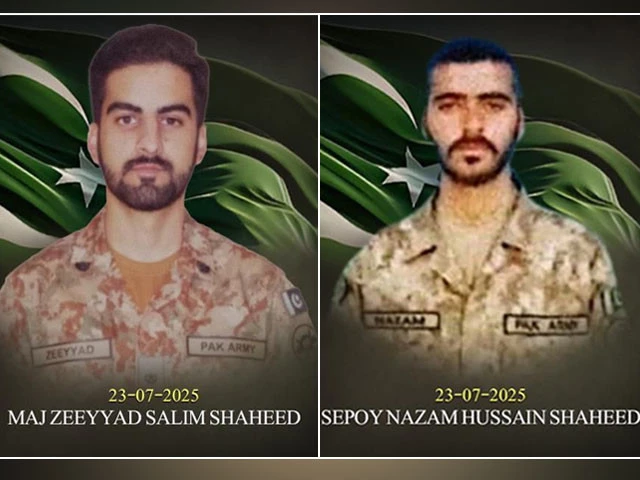 Army major, soldier martyred during Mastung IBO