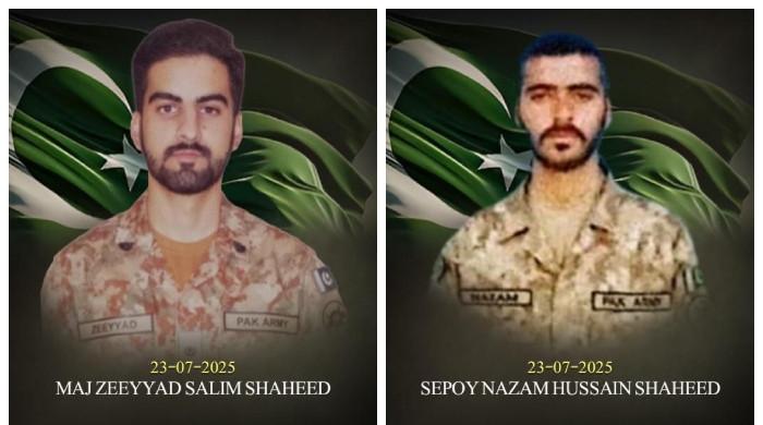 Army officer among two martyred in Mastung anti-terror operation