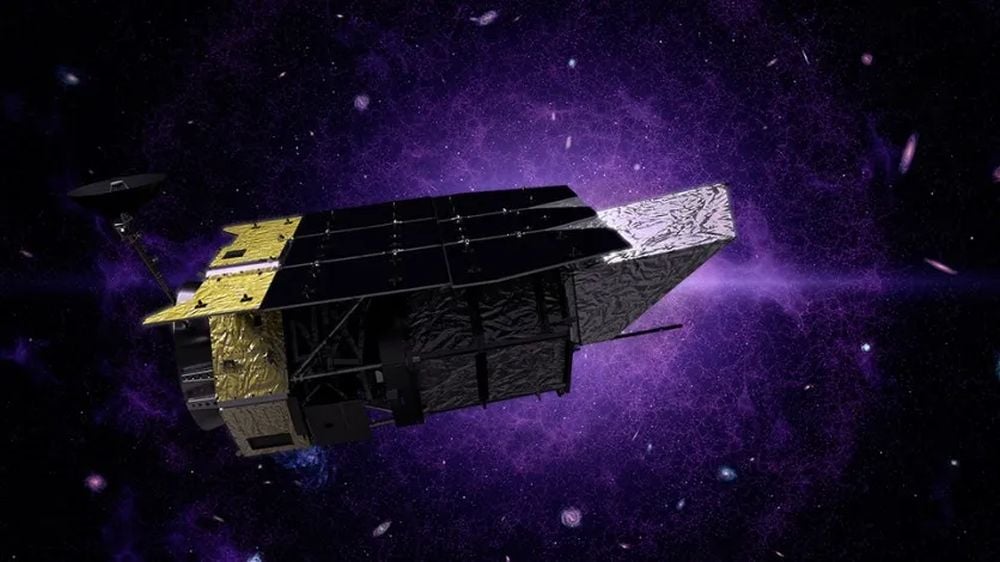 An illustration the Nancy Grace Roman Space Telescope, set to launch in 2027, if it can survive budget cuts. Image Credit: NASA/GSFC/SVS