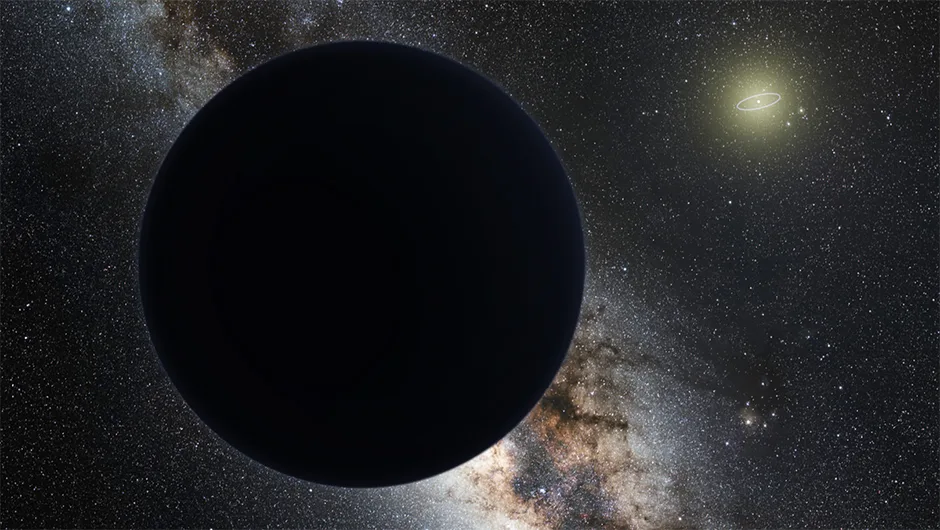 The existance of Planet Nine was first suggested by Konstantin Batygin and Mike Brown in 2016. Several surveys have since launched to search for the planet, but it has not been found. Image Credit: Caltech/R Hurt (IPAC)