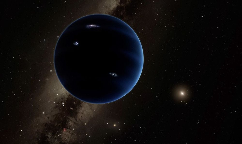 An artist's illustration of the mysterious, elusive, hypothesized Planet Nine. Image Credit: NASA