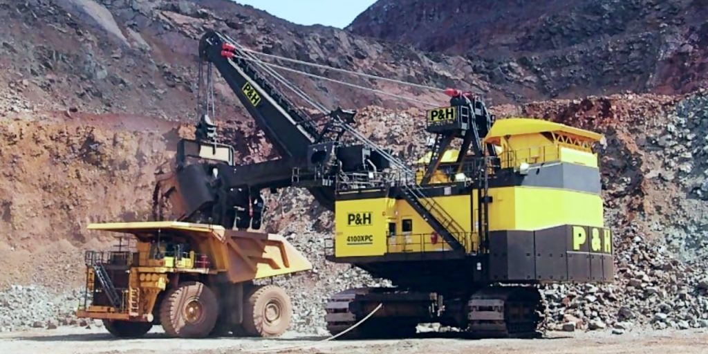 The equipment package includes haulers, electric rope shovels, mining excavators, and electric wheel loaders