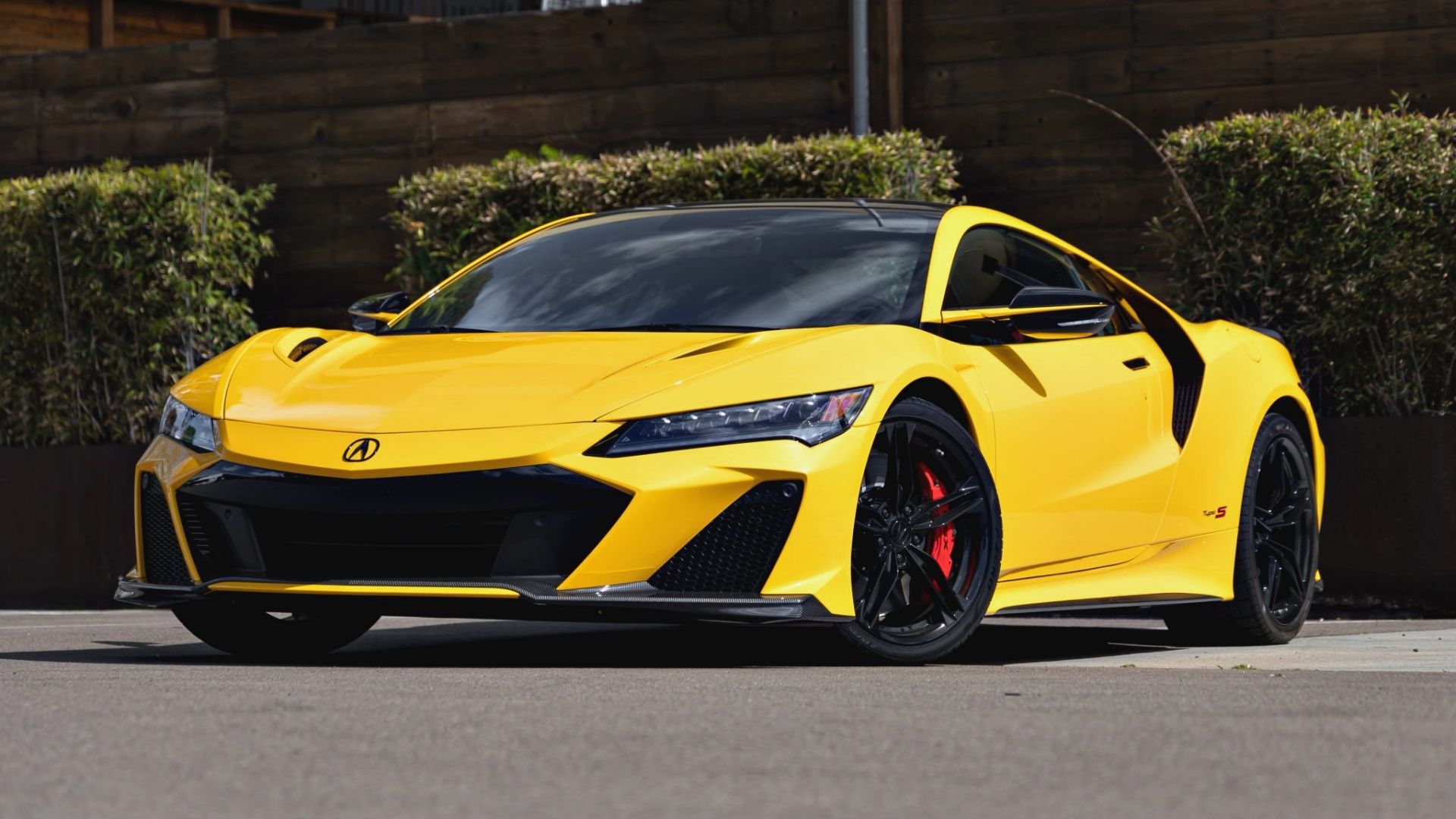 Yellow 2022 Acura NSX Type-S