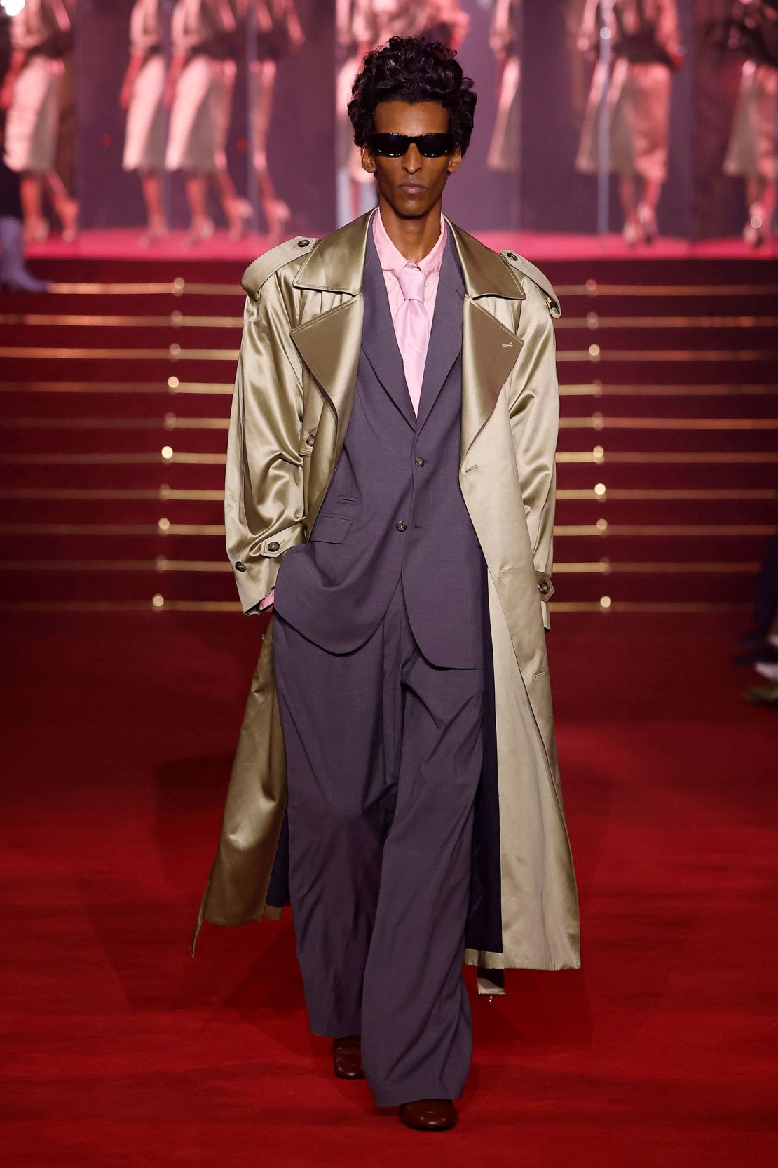 Shimmering silks and summery pastels added dimension to neutrals.