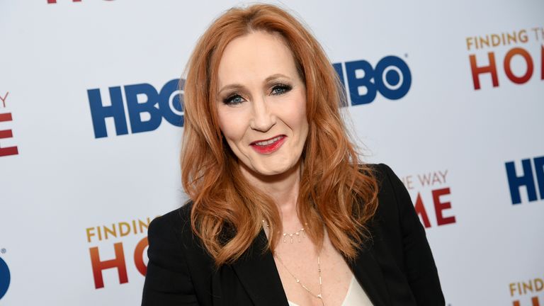 Author and Lumos Foundation founder J.K. Rowling attends the HBO Documentary Films premiere of "Finding the Way Home" at 30 Hudson Yards on 