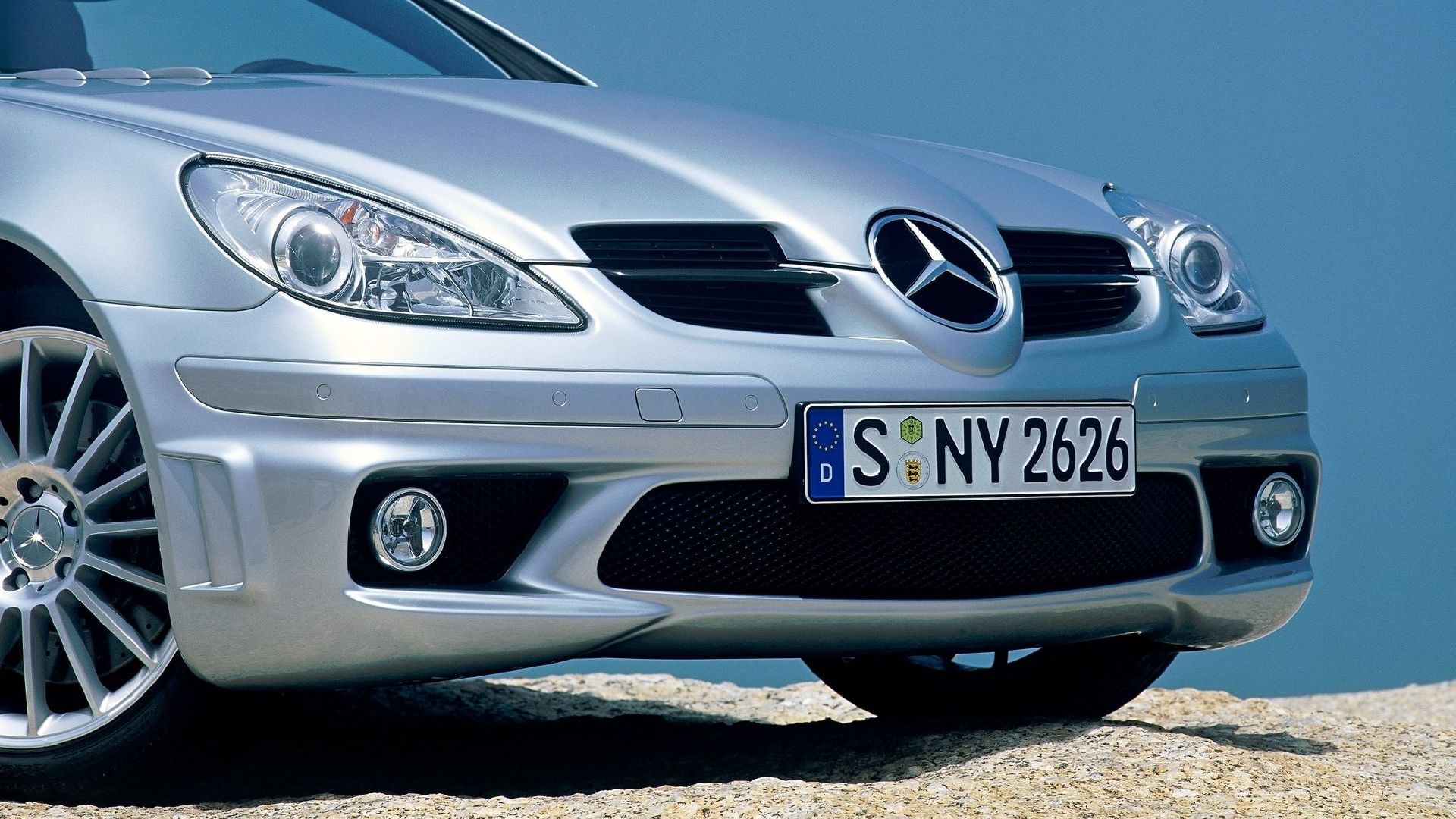 slk55 amg front