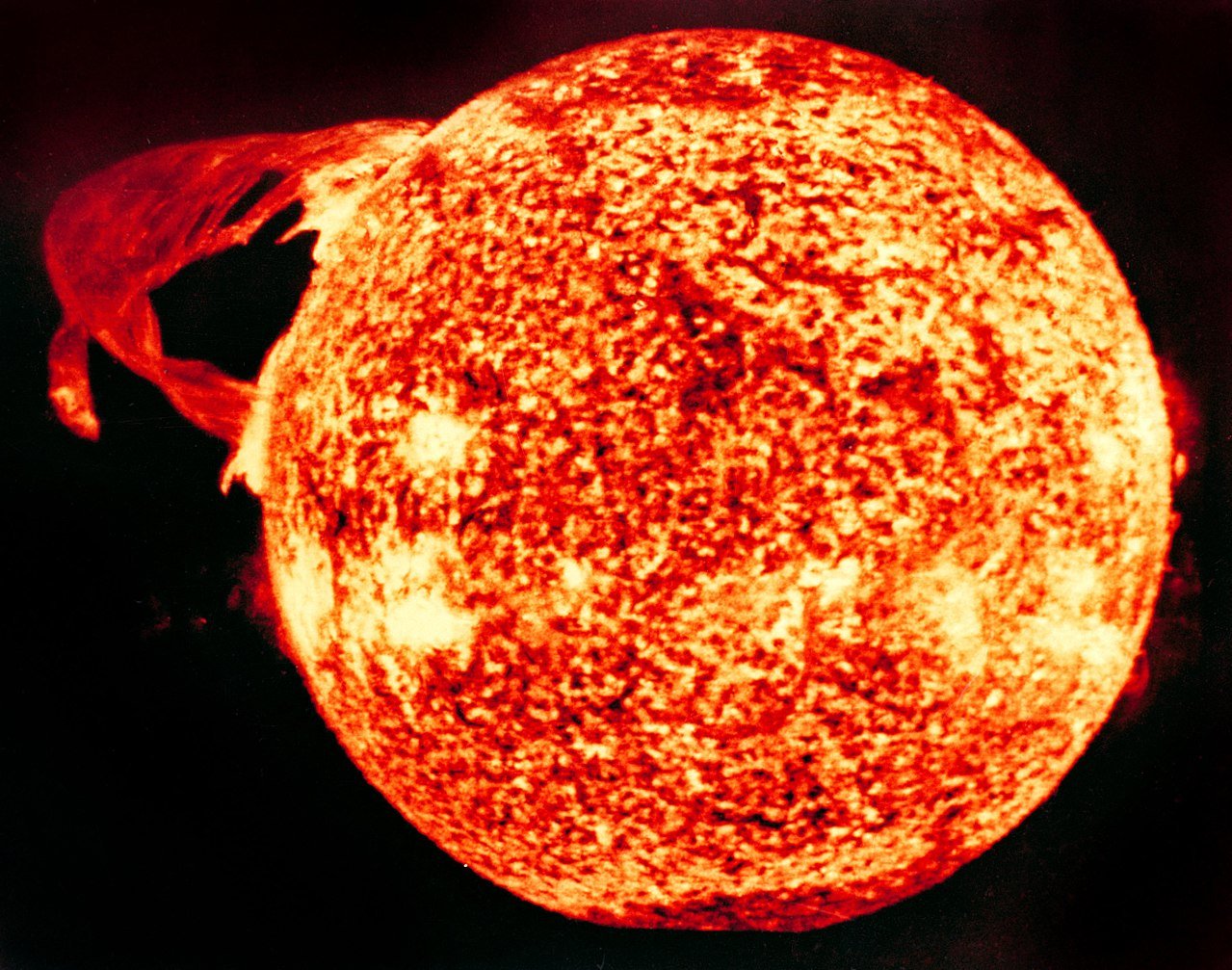 Solar flare captured from Skylab. (Credit : NASA)