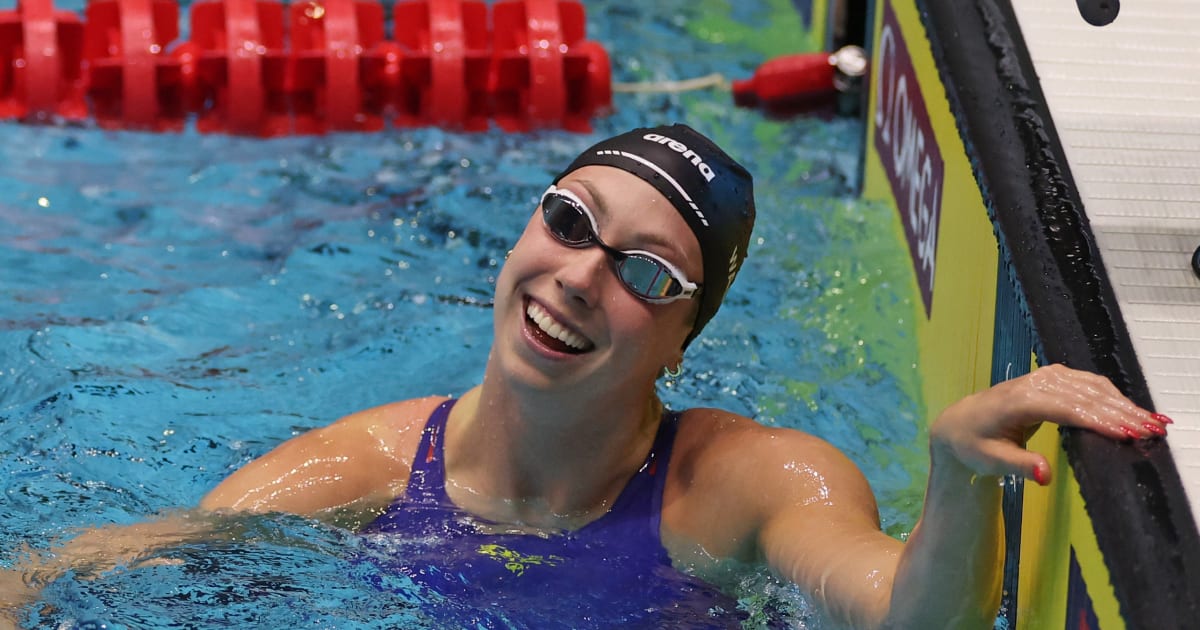 Gretchen Walsh embraces the spotlight after shock world record in 2024