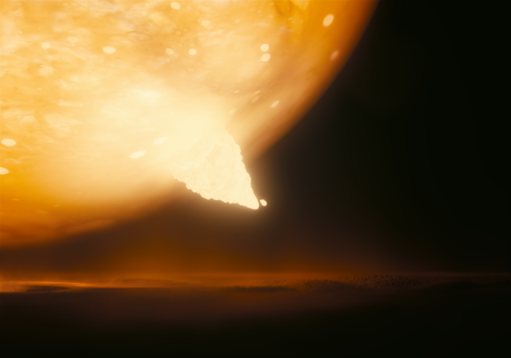 Oppenheimer - VFX still Explosion 