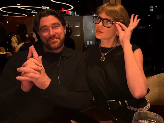 Travis Kelce shares Taylor Swift photos in Instagram post indicating growth in relationship