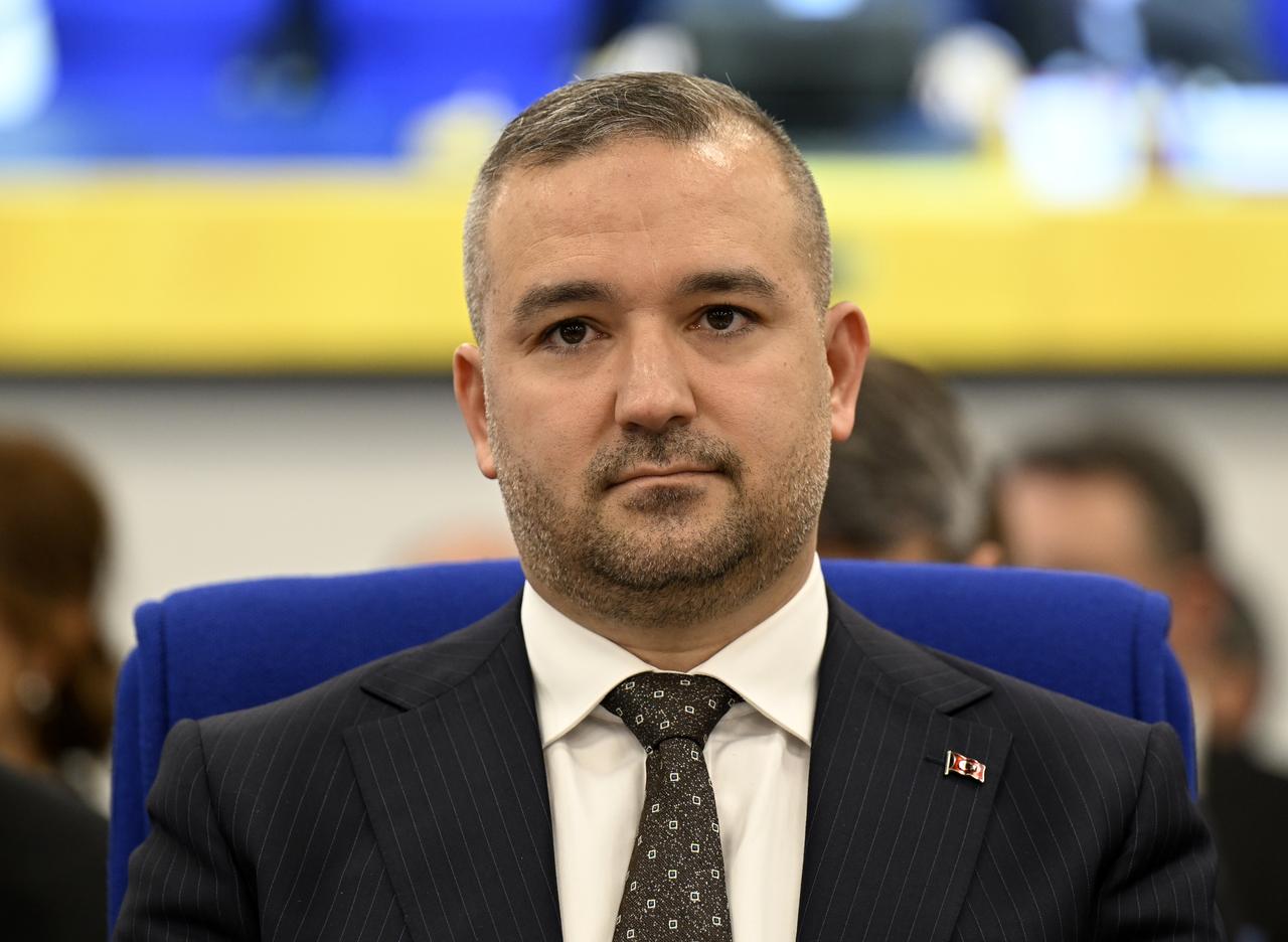 Turkish Central Bank Governor Fatih Karahan delivers a presentation on the Bank’s operations, as required by law, before the Planning and Budget Committee at the Turkish Parliament in Ankara, Türkiye, on May 6, 2025. (AA Photo)