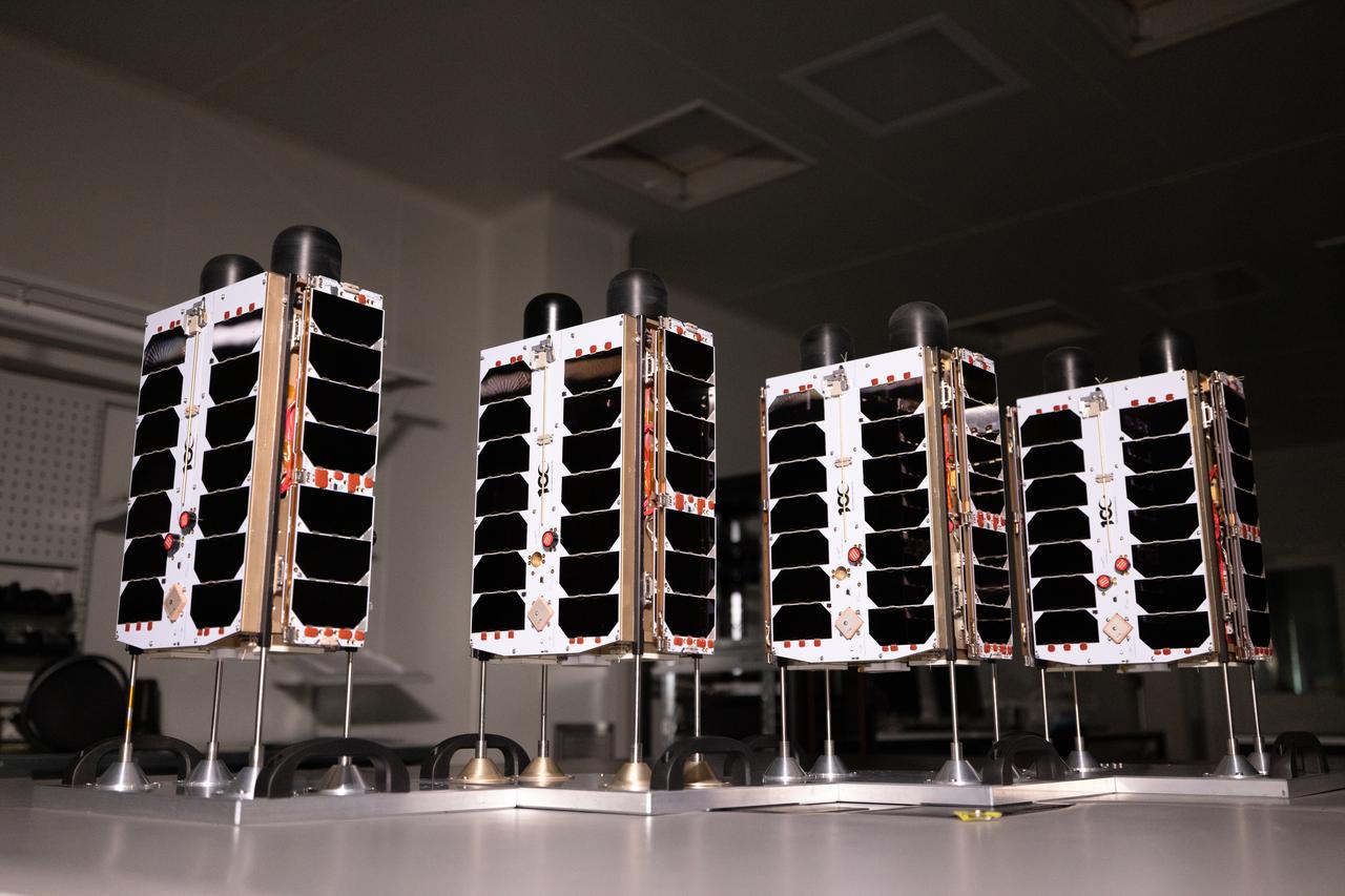 Satellite systems developed by Turkish technology company Plan-S on 24 June, 2025. (AA Photo)