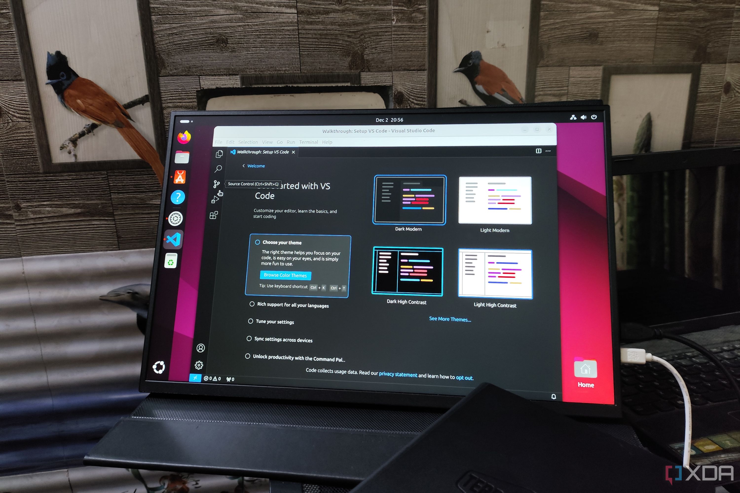 Running VS Code on Ubuntu