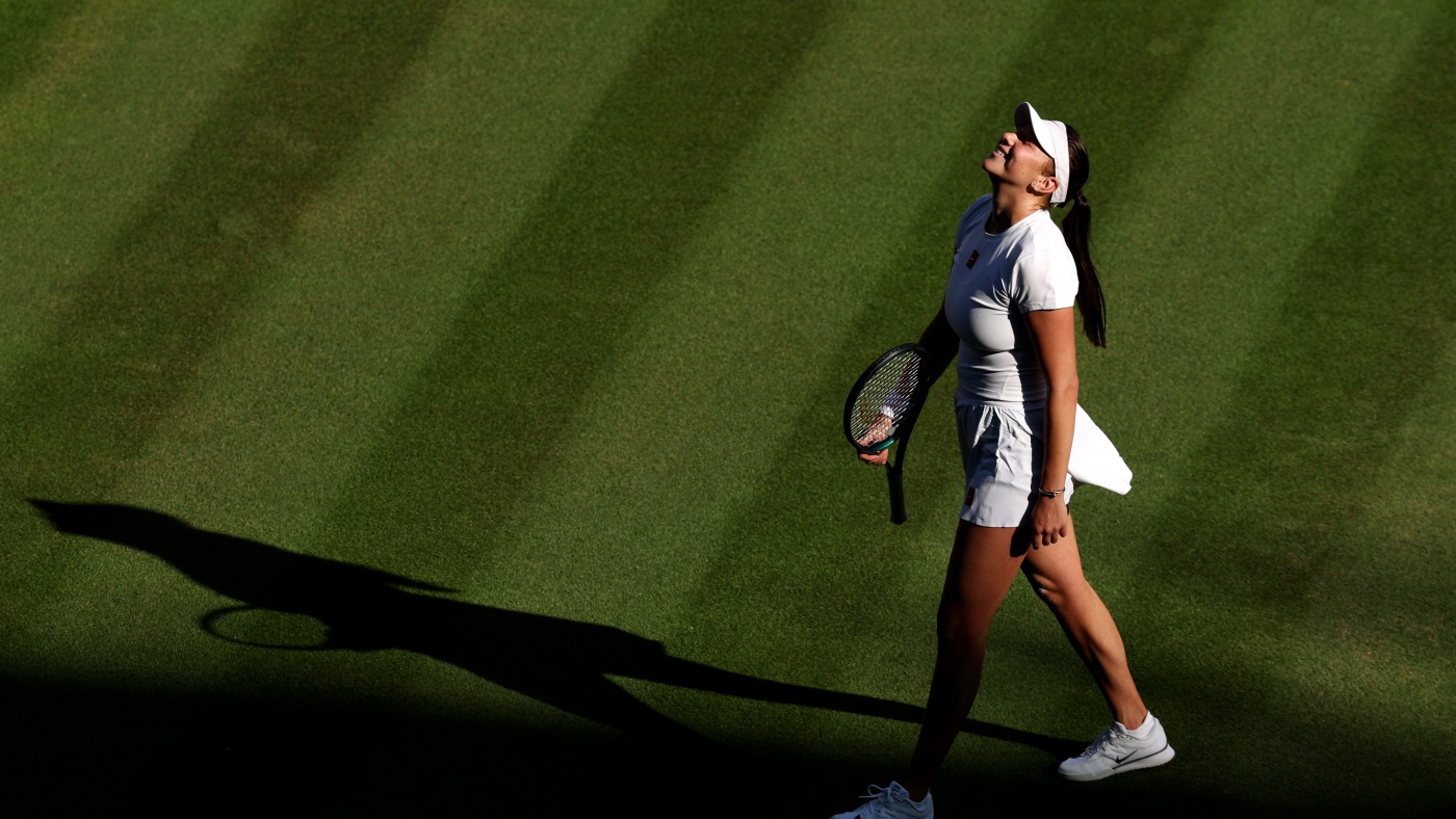 Amanda Ansimova stopped playing 2 years ago. Now she may win Wimbledon : NPR