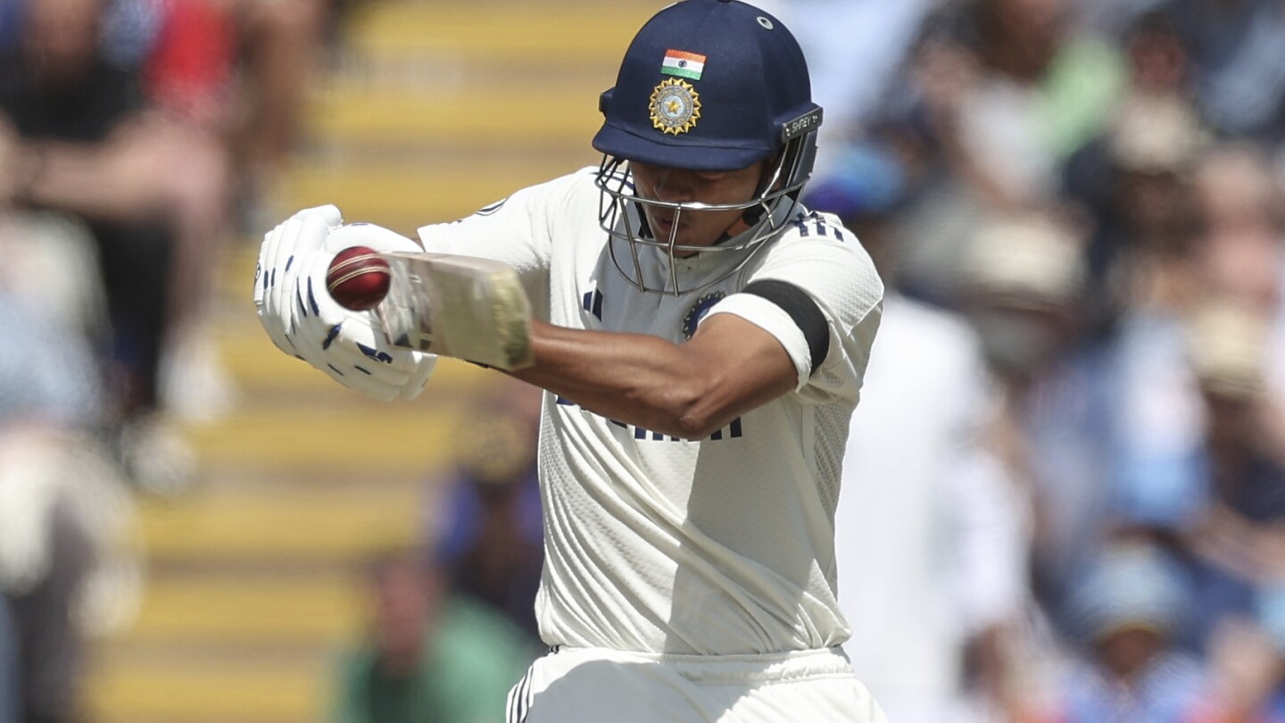 Jaiswal rebuilds India after being made to bat first by England at Edgbaston