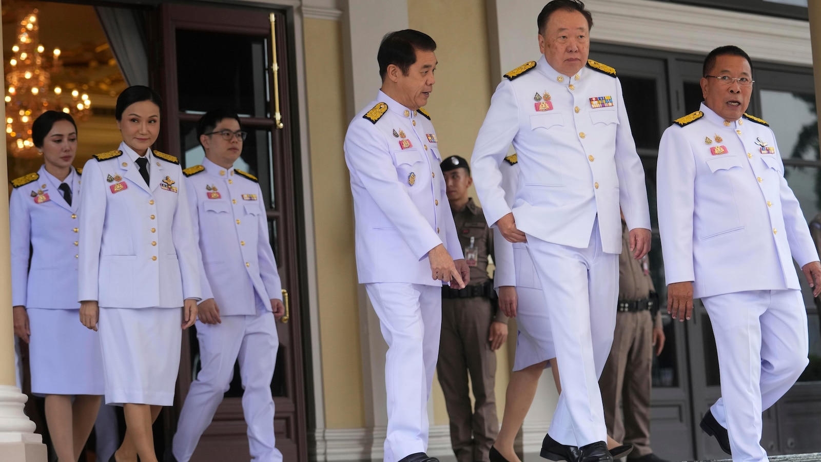Thailand’s new Cabinet members take oaths, including suspended prime minister