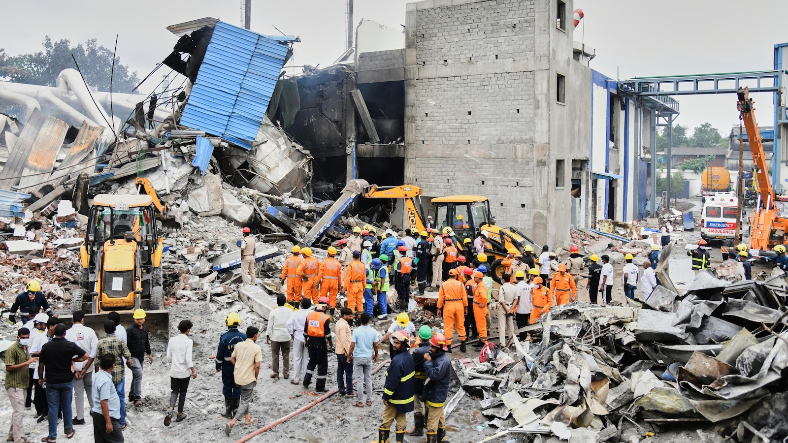 Death toll rises to 36 following an explosion, fire at India pharmaceutical factory