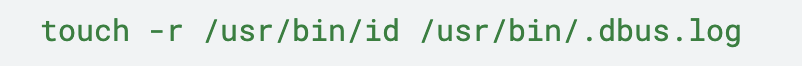 Text displaying a Unix command.