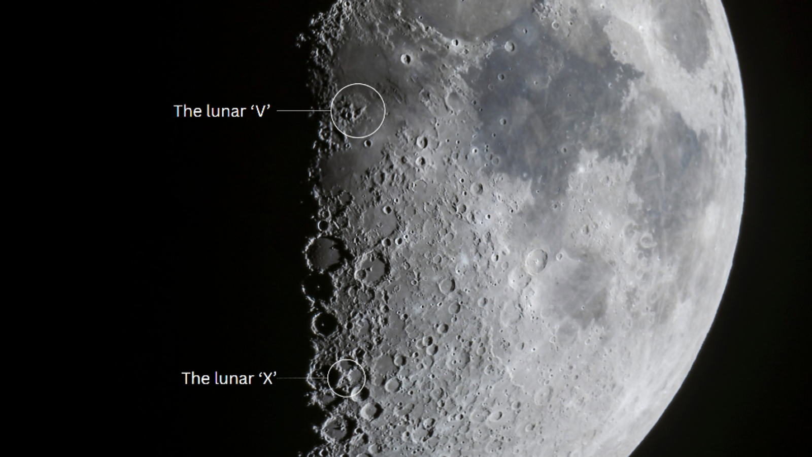An enormous ‘X’ and ‘V’ will grace the moon’s surface on July 2. Here’s how to see them