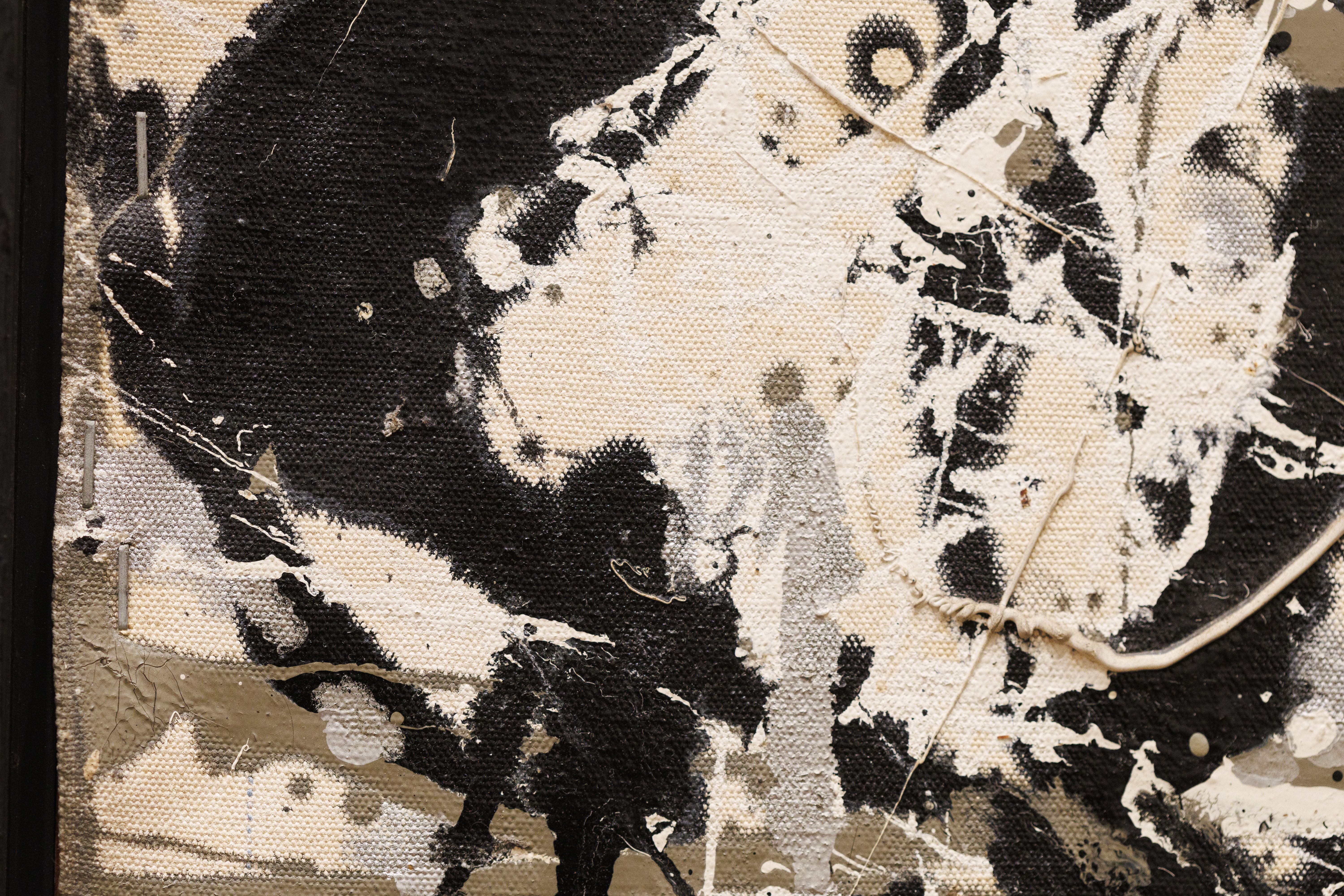 A close-up of the edge of 