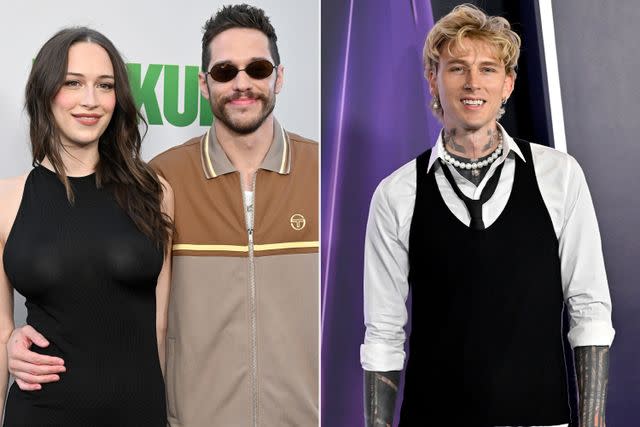 Axelle/Bauer-Griffin/FilmMagic; David Becker/Getty Elsie Hewitt and Pete Davidson; MGK