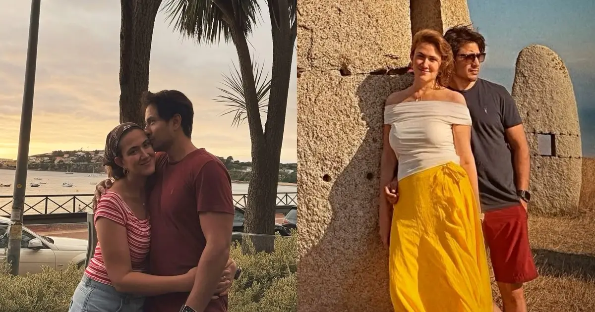 Ali Zafar Romantic Pictures With Wife From Europe