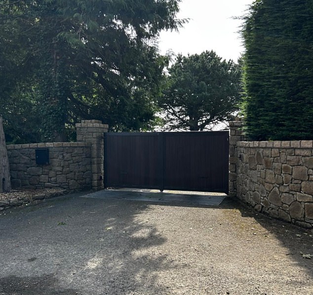 The lavish, retro-style detached house was extensively renovated by Patrick and boasts a stylish interior with a games room, cinema room, home gym, spa area, state of the art kitchen and large windows that offer stunning views of the surrounding countryside