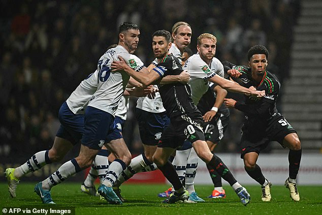 Officials have been told to keep a close eye on incidents at set-plays where players impede their opponent