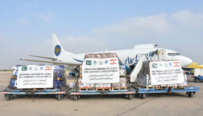 Pakistan sends 17th consignment of aid to Gaza