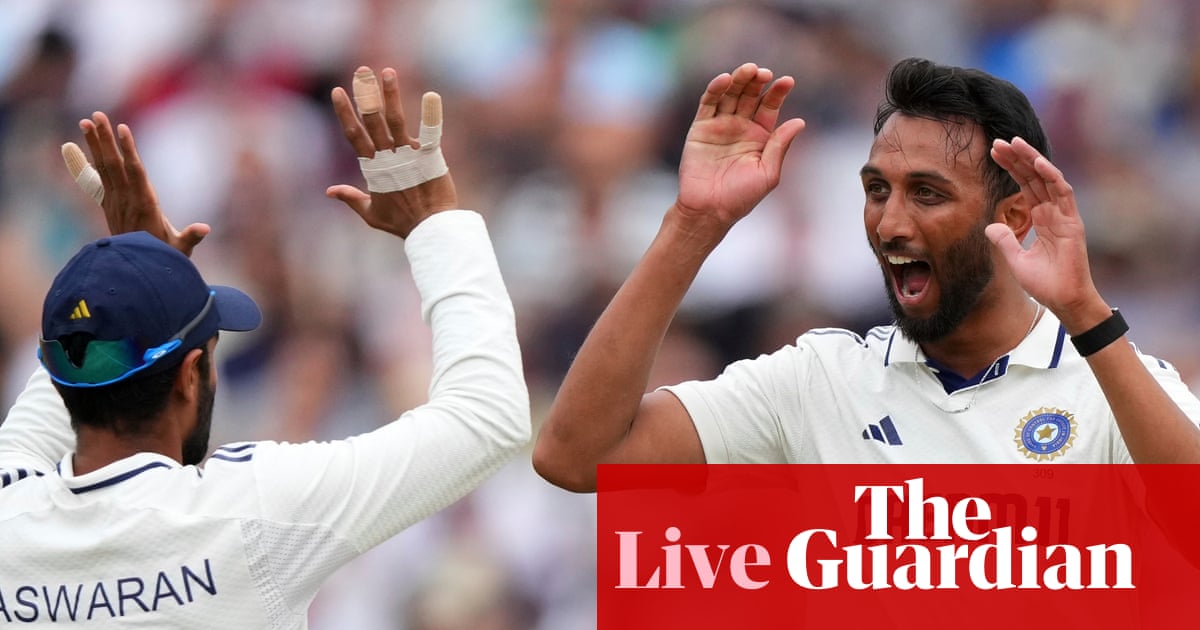 England v India: fifth men’s cricket Test, day four – live | England v India 2025
