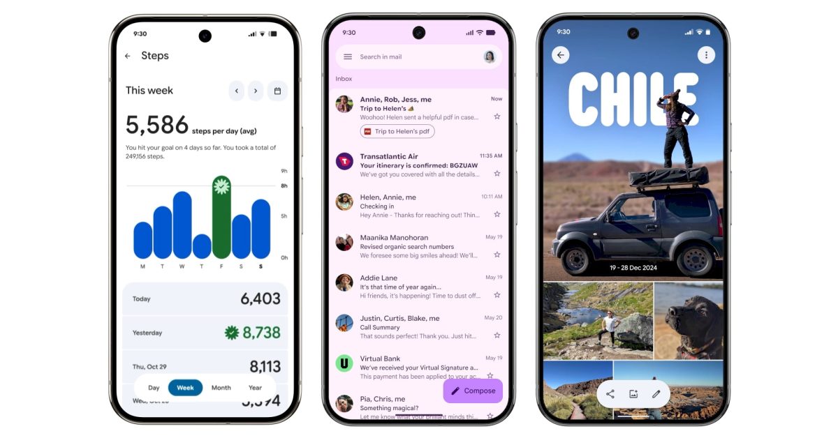 What Google Material 3 Expressive redesigns are rolling out
