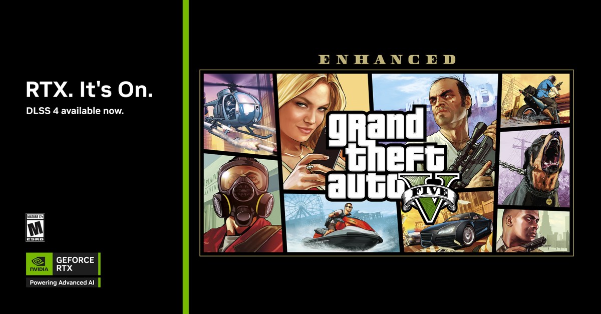 GTA V now has DLSS 4 Multi Frame Generation support