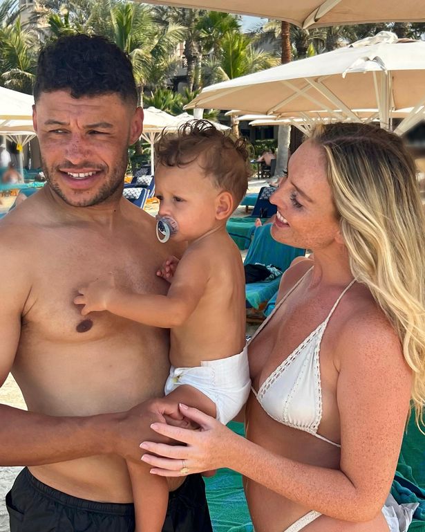 Perrie and Alex are proud parents to son Axel