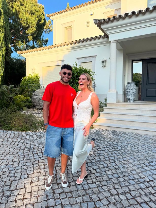 Perrie spent time with fiancé Alex
