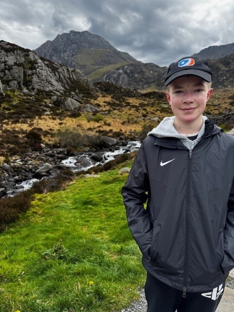 Gabrielius on a hike