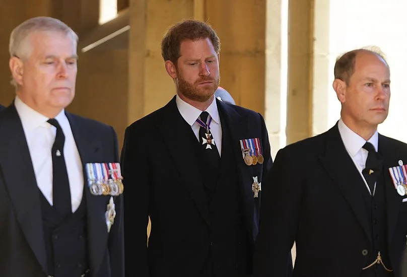 Prince Andrew and Prince Harry