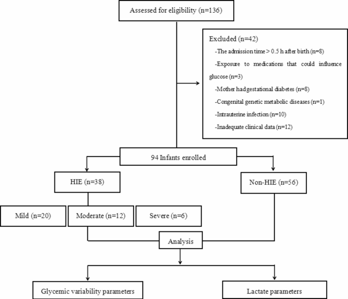 The significance of glycemic variability in conjunction with lactate metabolism levels in the clinical assessment of neonatal hypoxic-ischemic encephalopathy