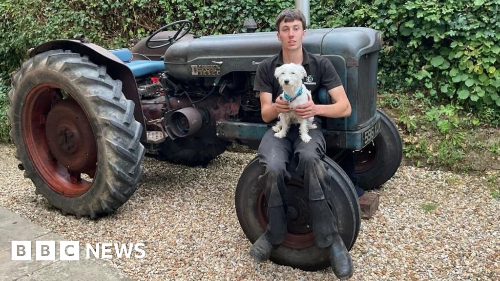 Farm mechanics driving tractors across the UK for mental health