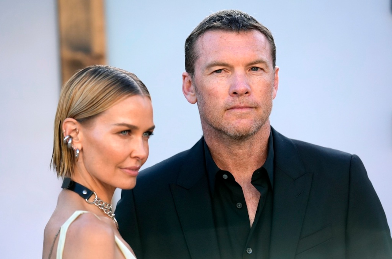 Lara and Sam Worthington