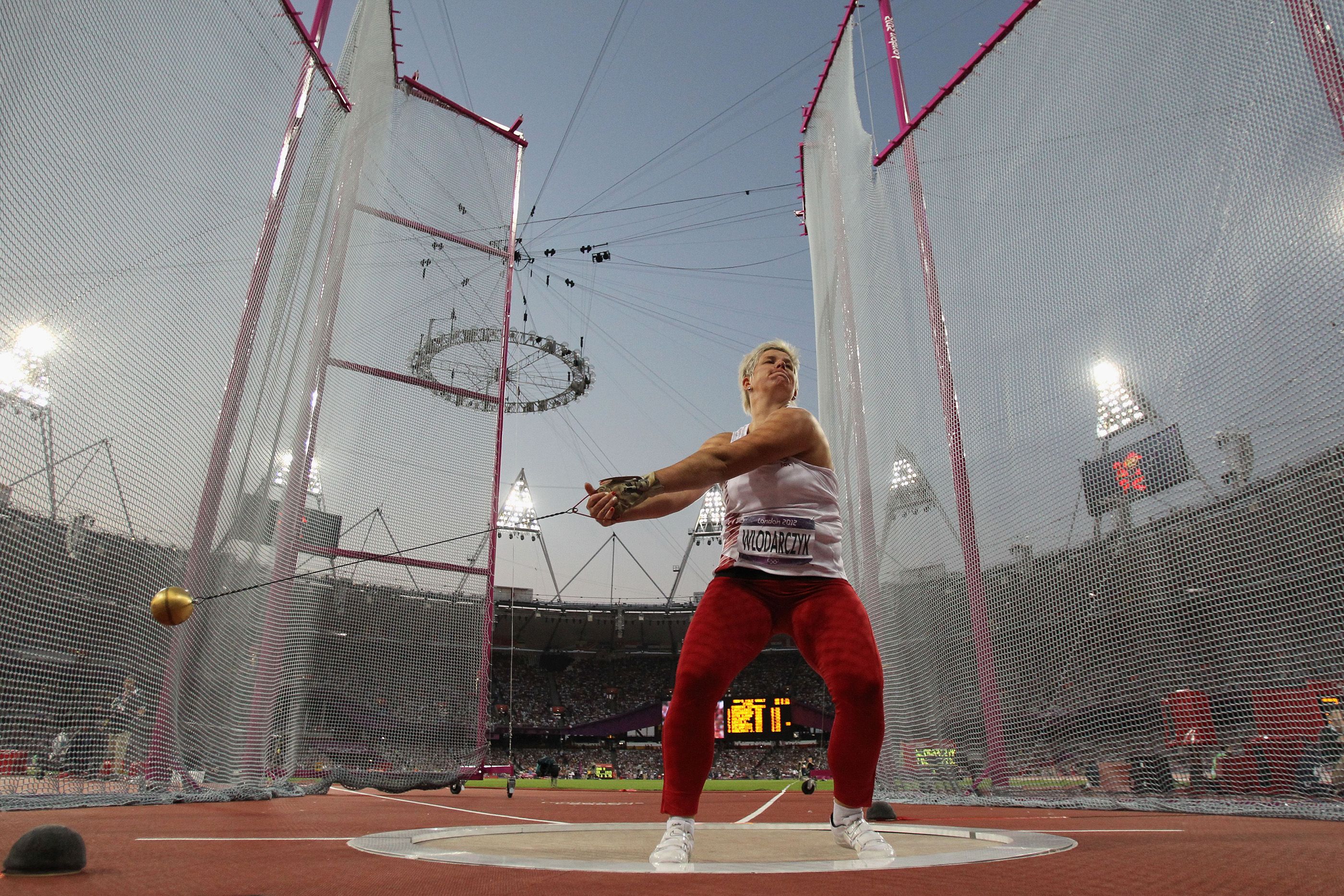 Anita Wlodarczyk at the London 2012 Olympic Games