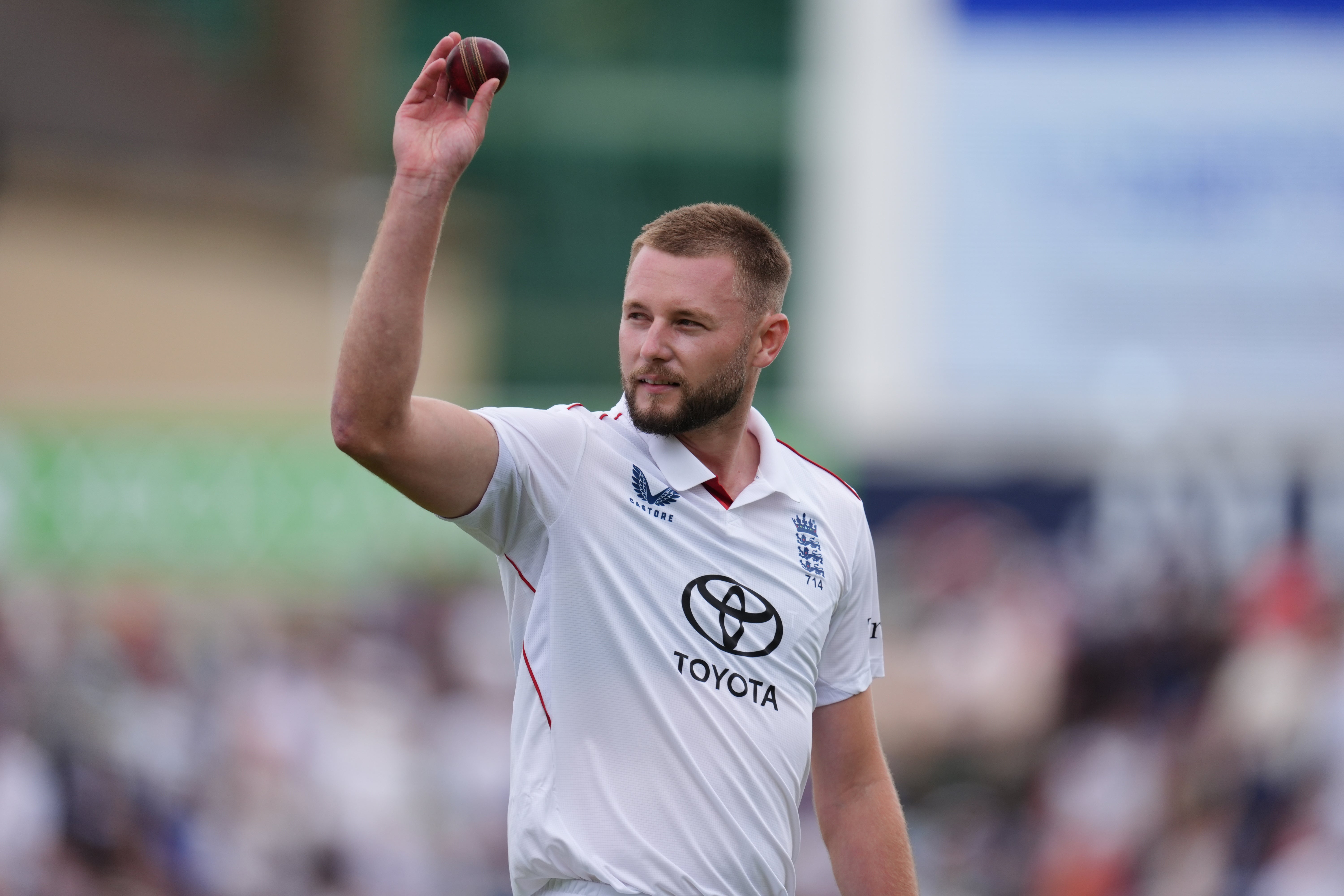 Gus Atkinson claimed five wickets to help bowl India out