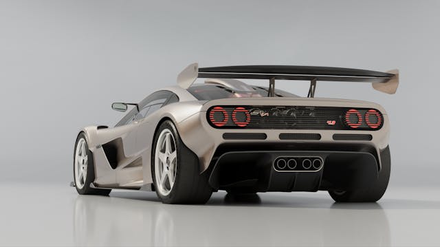 Gordon Murray Special Vehicles S1LM rear three quarter