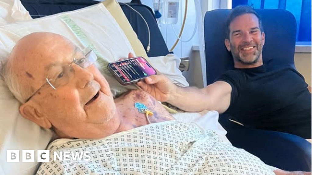 Gethin Jones thanks NHS staff after dad’s death
