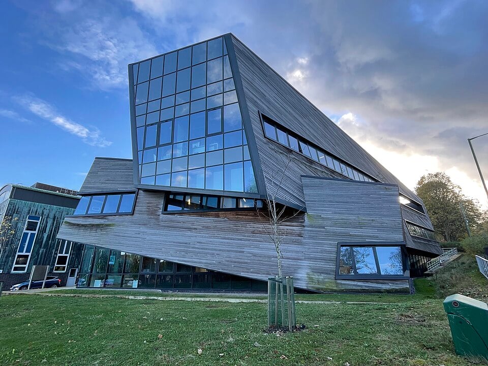 A picture of The Ogden Centre for Fundamental Physics Building, at Durham University (Credit : Padgriffin)
