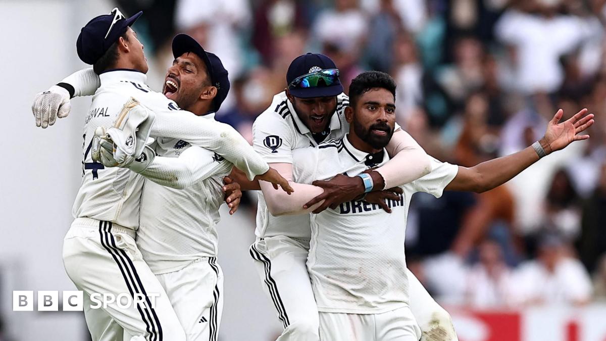 England vs India: Tourists win one of all-time great Tests at The Oval to draw series
