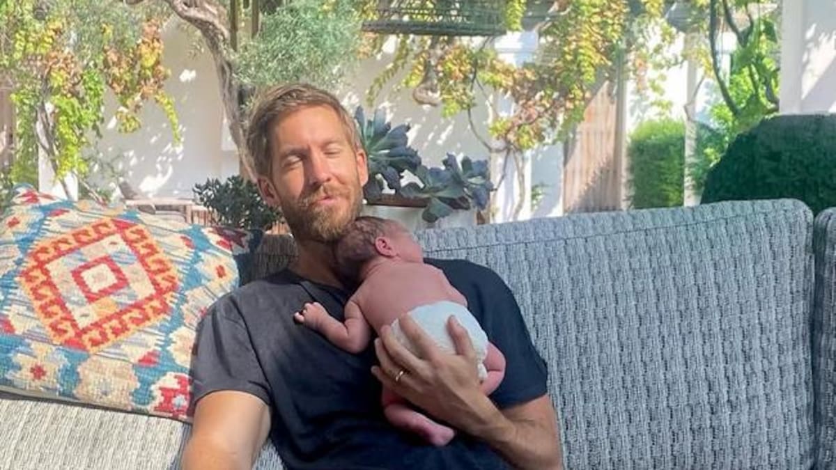 Calvin Harris’ graphic birth announcement with placenta pic shocks