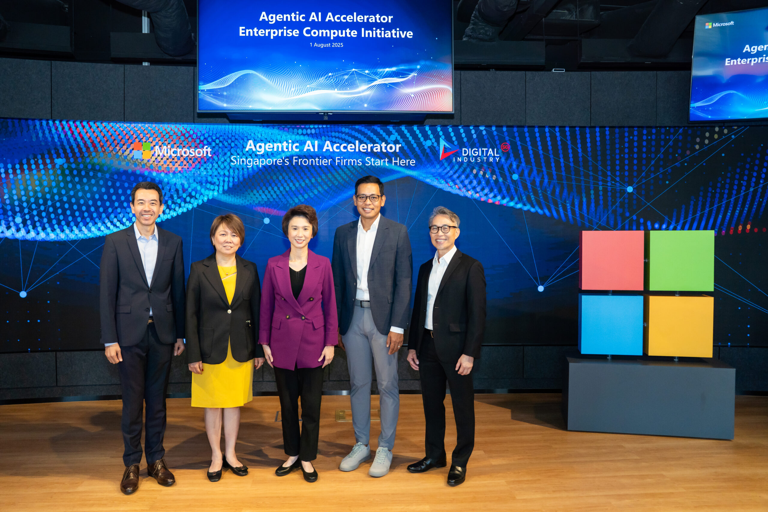 Microsoft and DISG Launch Agentic AI Accelerator to help 300 Singapore businesses in AI transformation as part of the Enterprise Compute Initiative