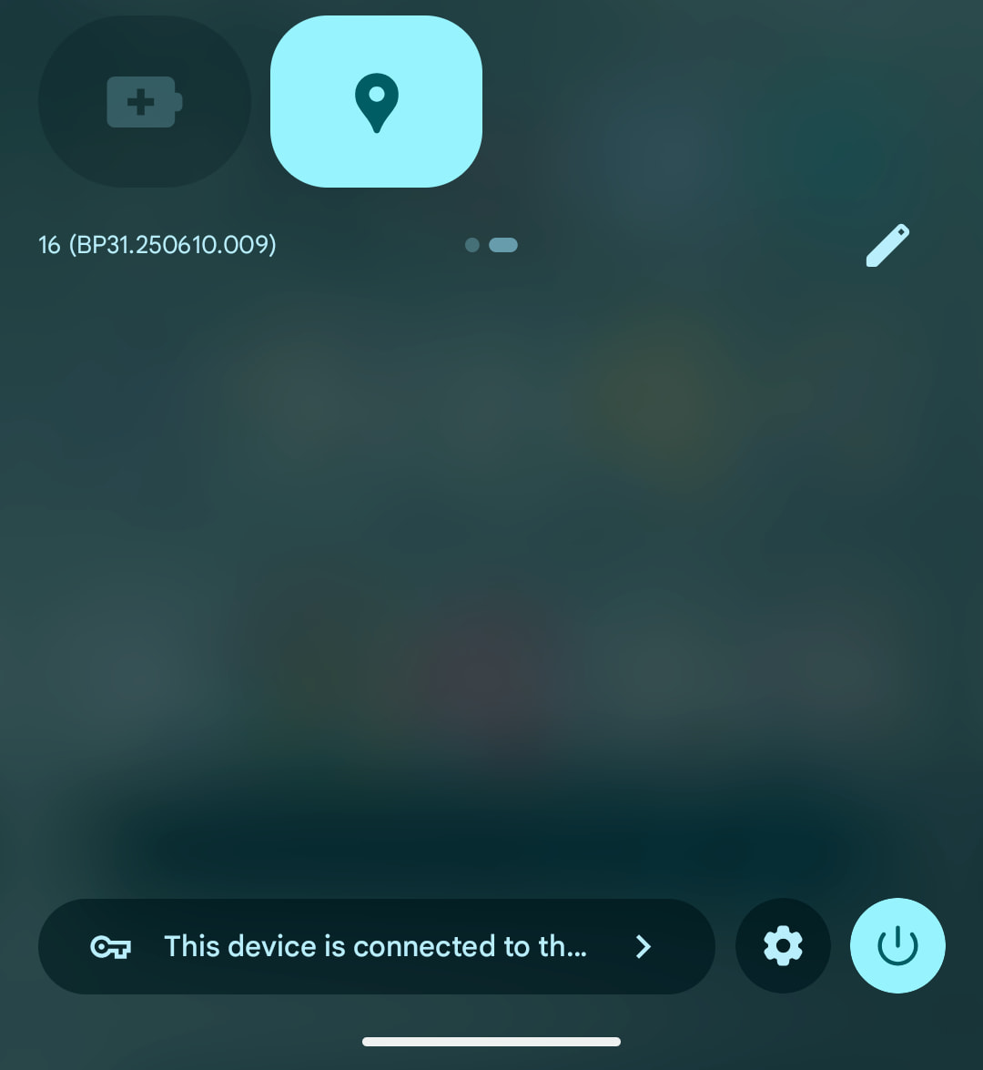 Android 16 QPR1 Location